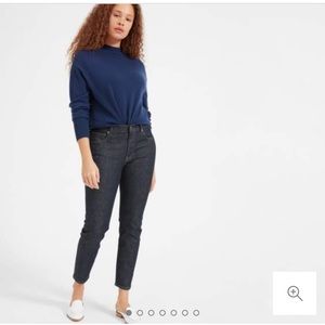 NWT Everlane Mid-Rise Skinny Jean in Dark Indigo